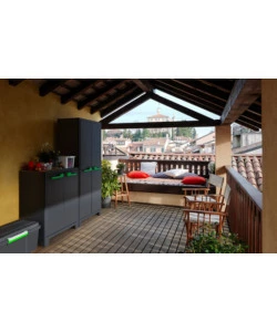ARMADIO KETER ALTO "MOBY" IN RESINA, 80X44X182 CM